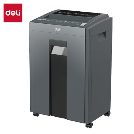 เครื่องทำลายเอกสารอัตโนมัติ 23ลิตร DELI E9952-GR-01 สีดำ_0